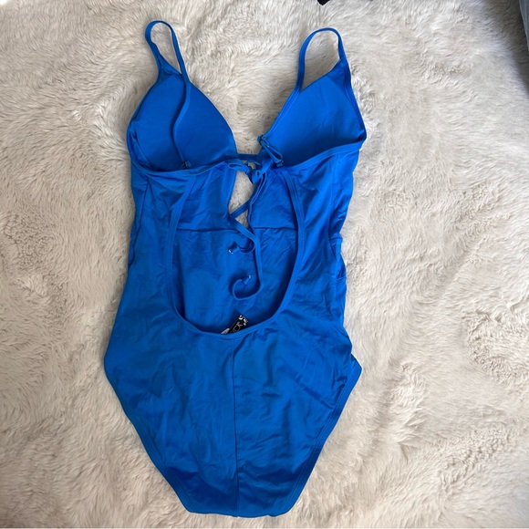 Becca Blue Vibrant Blue One-Piece Swimsuit - Picture 2 of 4